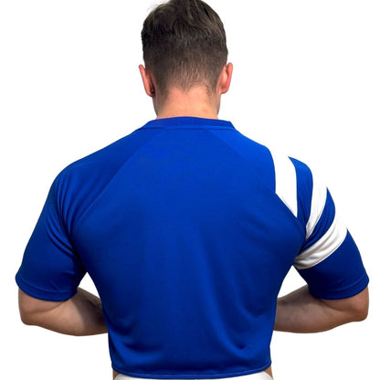 Adidas Neo Blue Short Sleeve Crop Top 2.0