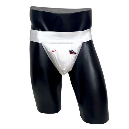 Nike White Air Max Shoe Logo Socks Jockstrap/Thong