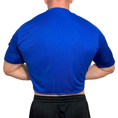 Adidas Blue\Black Stripe Crop Top