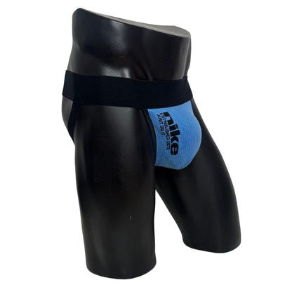 Nike Just Do It Side Logo Blue/Black Socks Jockstrap/Thong