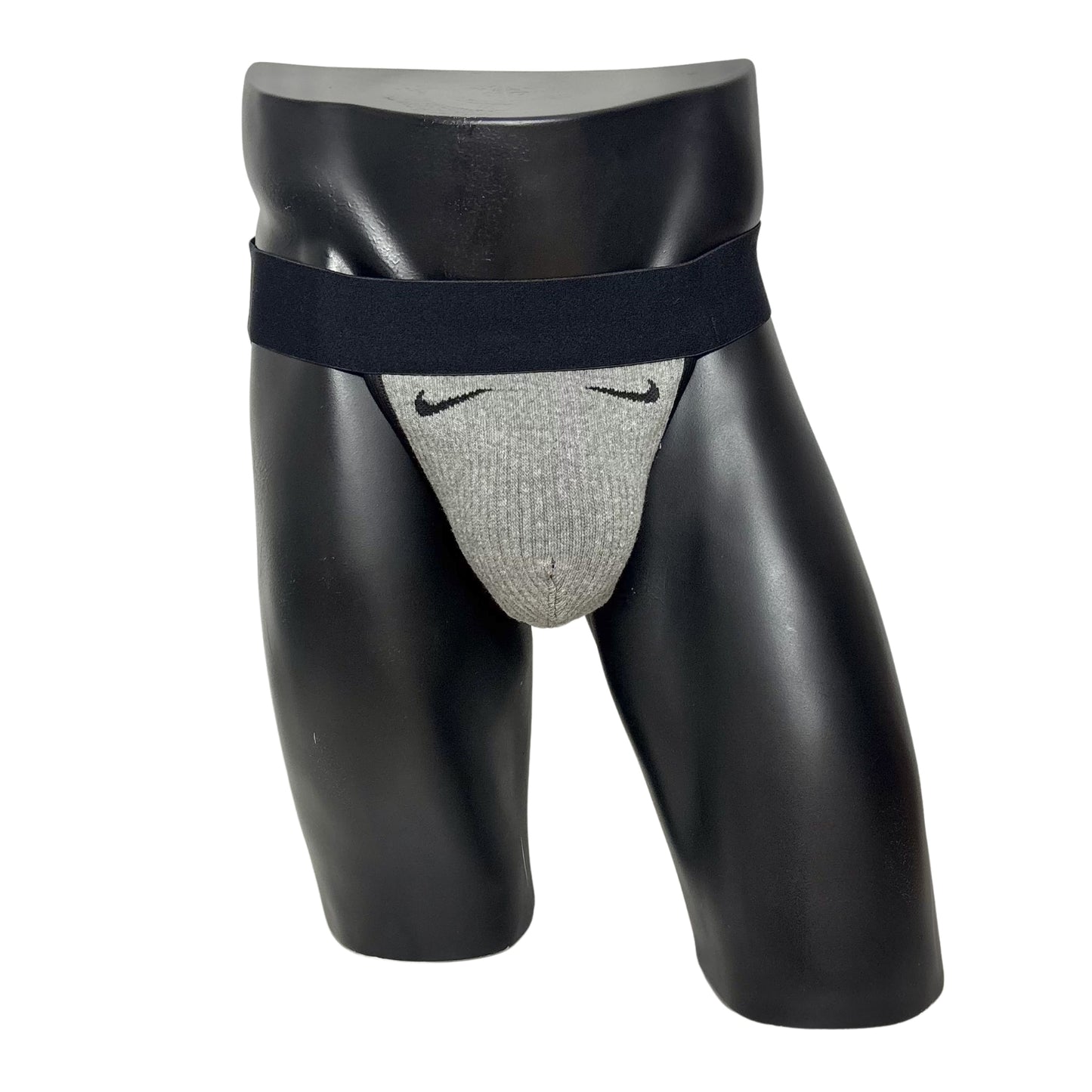 Nike Sport Gray Logo Socks Jockstrap/Thong