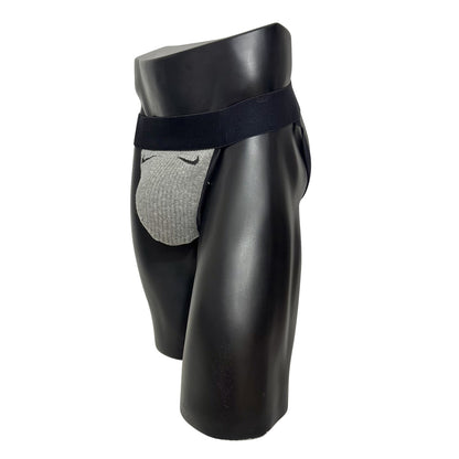 Nike Sport Gray Logo Socks Jockstrap/Thong