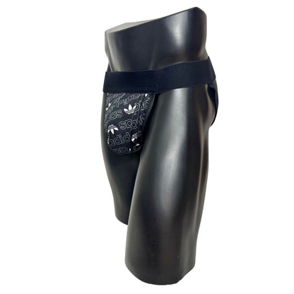 Adidas Originals All Over Logo Print With Pocket Jockstrap/Thong 2.0