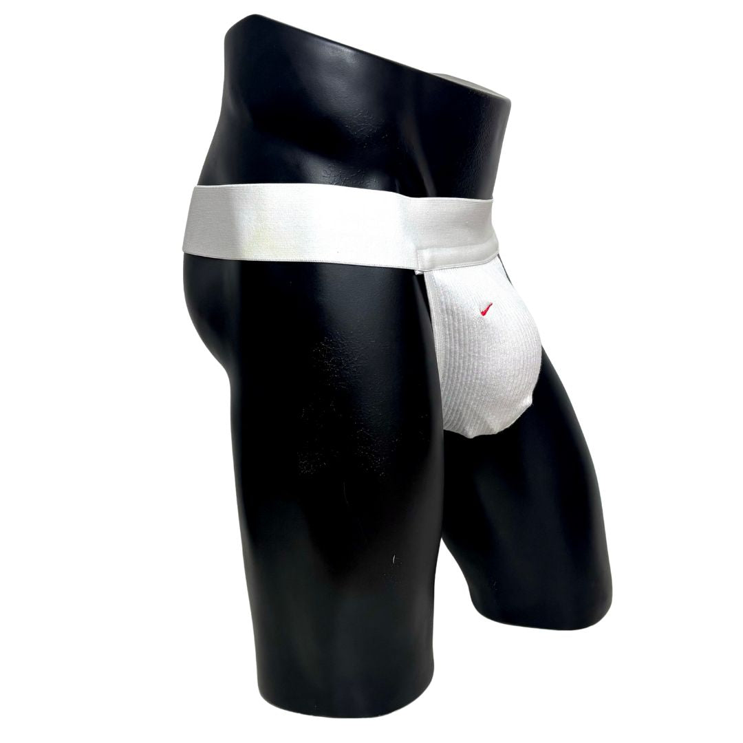 Nike White Air Max Shoe Logo Socks Jockstrap/Thong