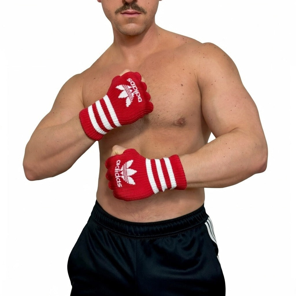 Adidas Originals Short Red Socks Gloves