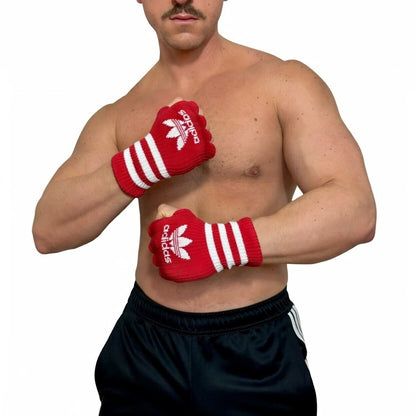Adidas Originals Short Red Socks Gloves