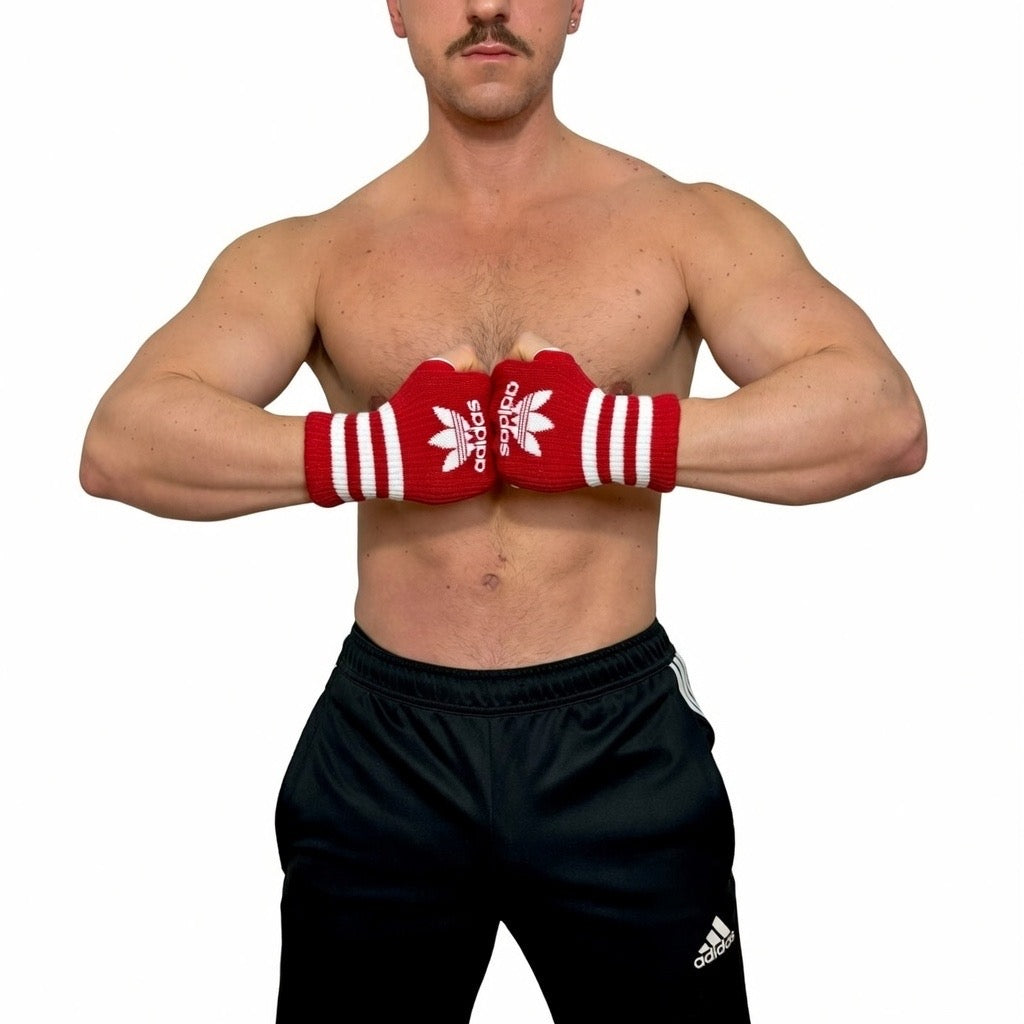 Adidas Originals Short Red Socks Gloves