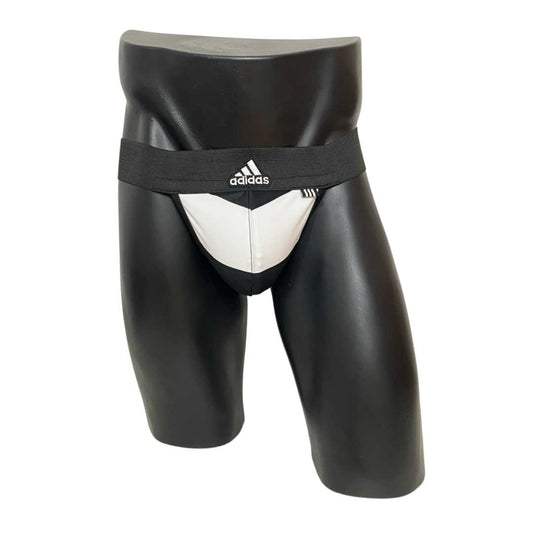 Adidas Black/White Sport Jockstrap/Thong