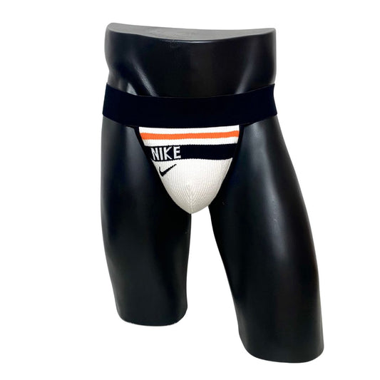 Nike Vintage Orange Black White Socks Jockstrap/Thong