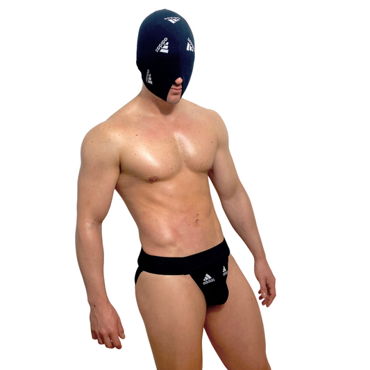 Adidas Sport Black SOCKsucker Balaclava & Sock Jockstrap Set