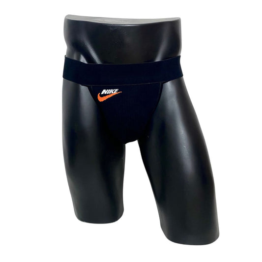Nike Vintage Black Orange Swoosh Socks Jockstrap/Thong