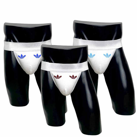 Adidas Originals Multicolor 3.0 Socks Jockstrap/Thong Pack of 3