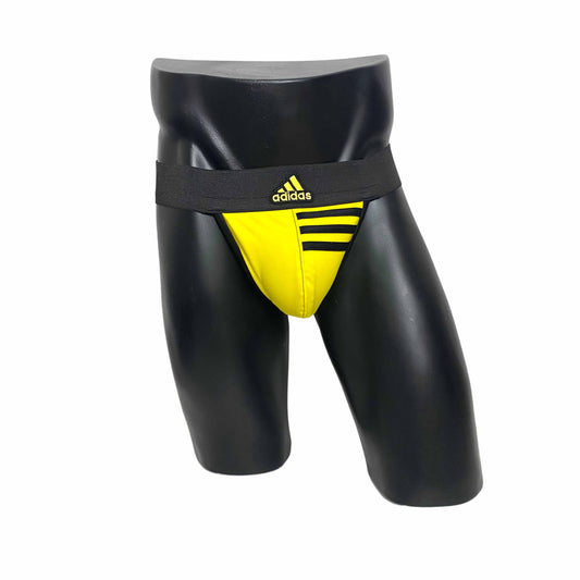 Adidas Sport Yellow/Black Jockstrap/Thong