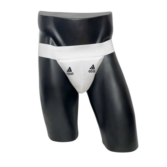Adidas Socks White Jockstrap/Thong