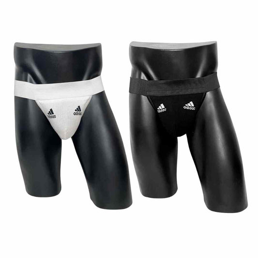Adidas Black and White Socks Jockstrap/Thong Pack of 2