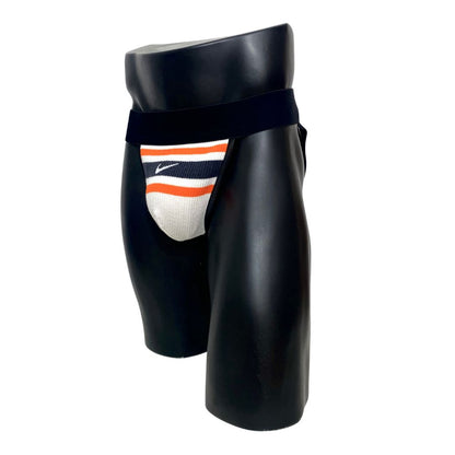 Nike Vintage Cream Orange Gray Socks Jockstrap/Thong