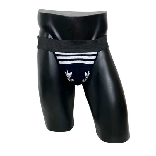 Adidas Originals Black Socks Jockstrap/Thong