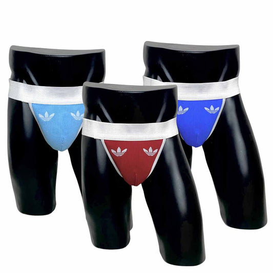 Adidas Originals Multicolor 4.0 Socks Jockstrap/Thong Pack of 3