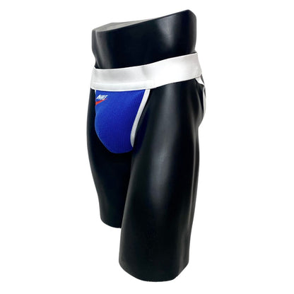 Nike Vintage Royal Blue Orange Swoosh Socks Jockstrap/Thong