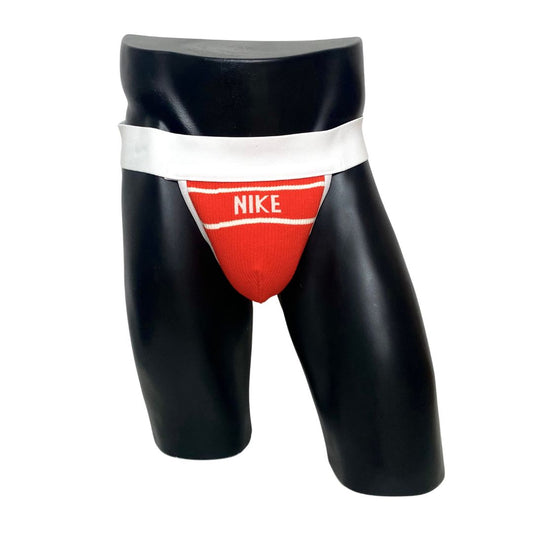 Nike Vintage Orange White Socks Jockstrap/Thong