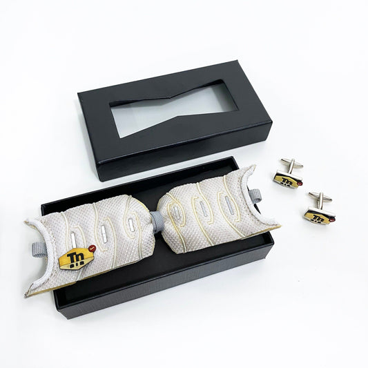 Air Max Tn Beige Bow Tie & Cufflinks