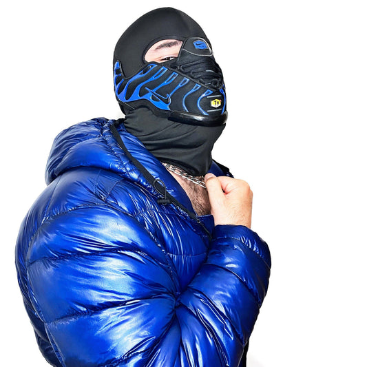 Air Max Tn Black - Metalic Blue Mask
