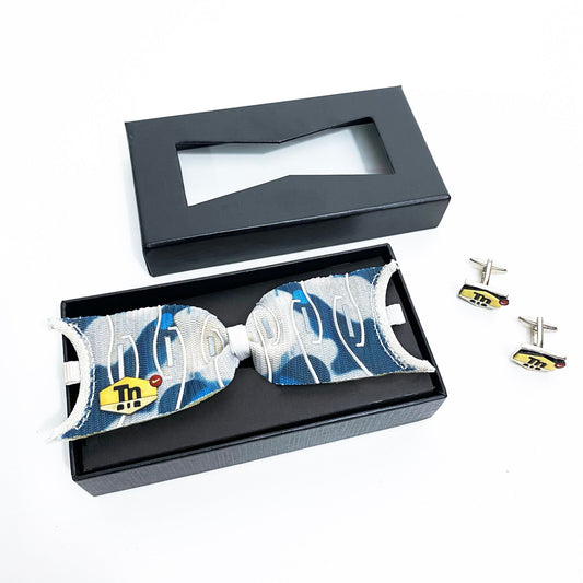 Air Max Tn Bubbles Yellow Bow Tie & Cufflinks