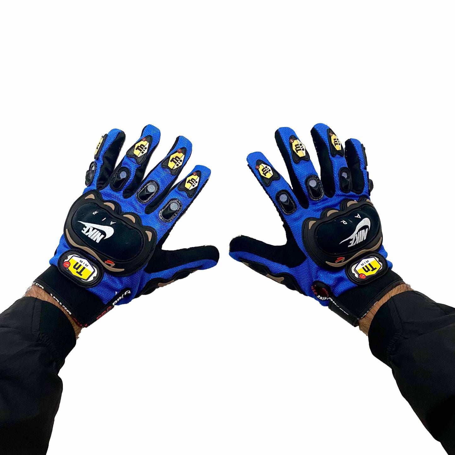 Nike Air Max Motorbike Gloves Blue 3.0