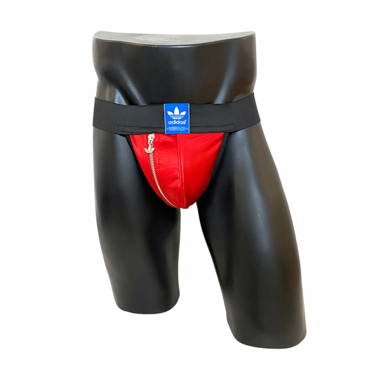 Adidas Chile 62 Red Silver Jockstrap/Thong