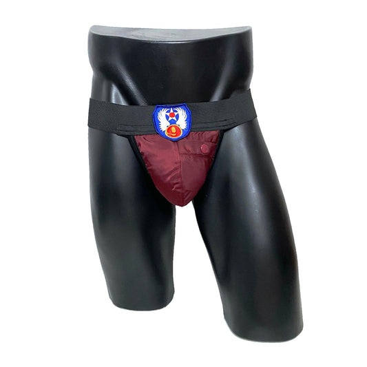 Alpha Industries Burgundy Pocket Jockstrap/Thong