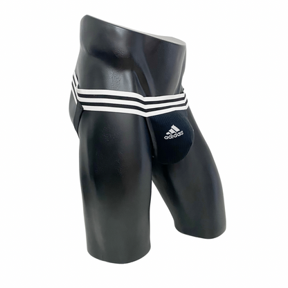 Adidas Sport Socks Jockstrap/Thong Black
