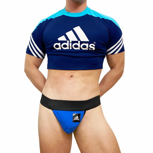 Adidas Sport Blue/White Look