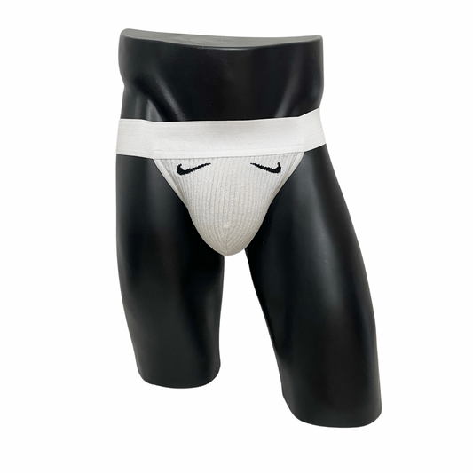 Nike Socks White Jockstrap/Thong