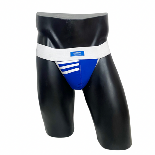Adidas Blue/White Jockstrap/Thong 3.0