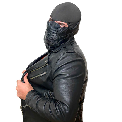 Air Max 90 Black Leather Mask
