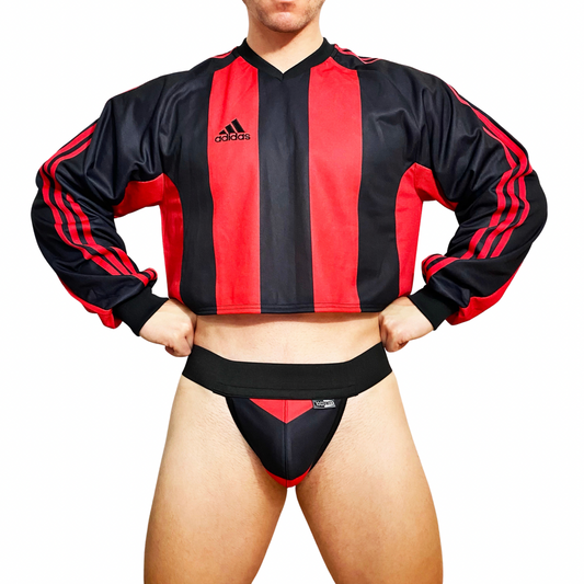 Adidas Sport Black/Red Look