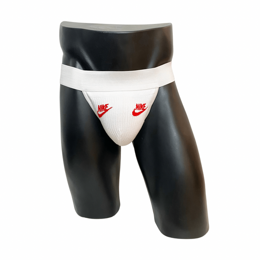 Nike Socks White/Red Jockstrap/Thong