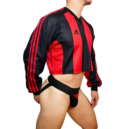 Adidas Sport Black/Red Look
