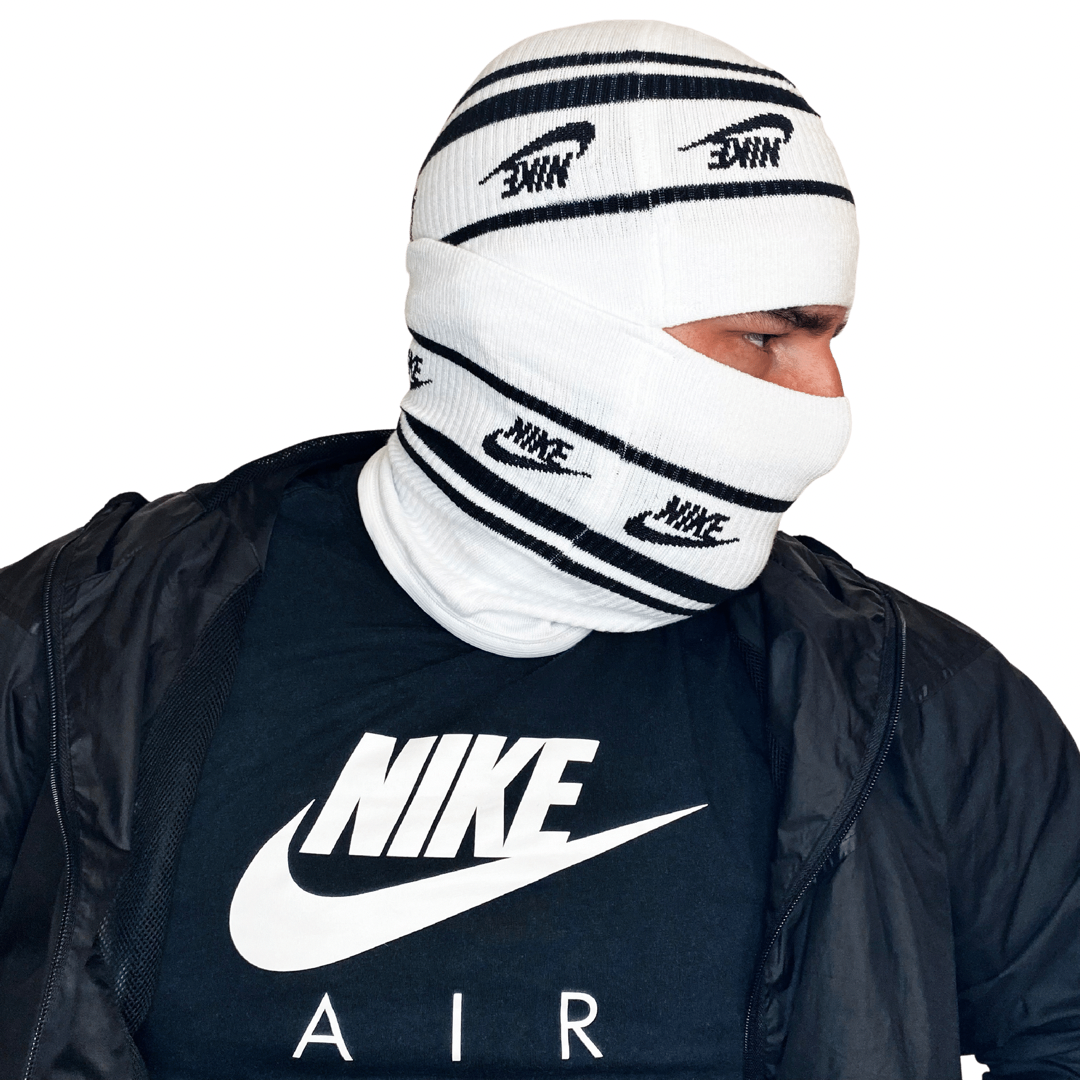white nike balaclava
