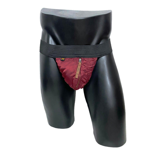 Alpha Industries Burgundy Pocket Jockstrap/Thong 5.0