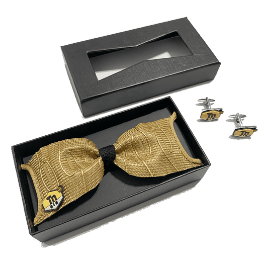 Air Max Tn Gold Bullet Bow Tie & Cufflinks