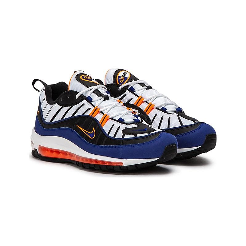 Air Max 98 White Deep Royal Blue Mask