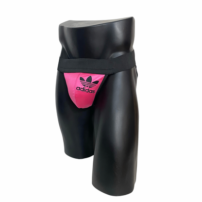 Adidas Chile 62 Black/ PInk Logo Jockstrap/Thong
