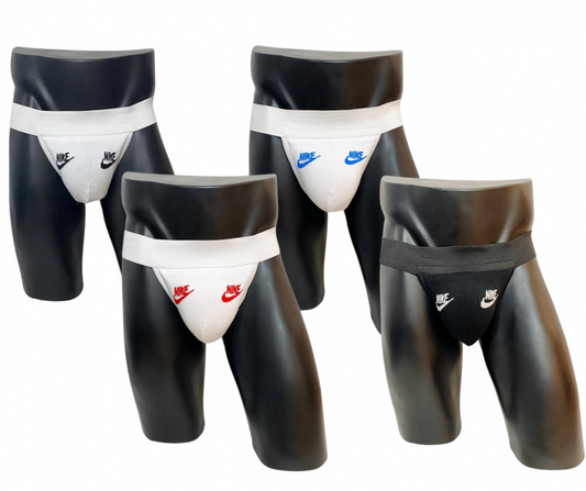 Nike Logo Socks Jockstrap/Thong Pack of 4