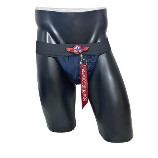 Alpha Industries Dark Blue Pocket Jockstrap/Thong 2.0
