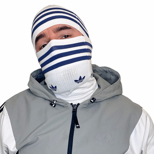 Adidas Balaclava Blue - White