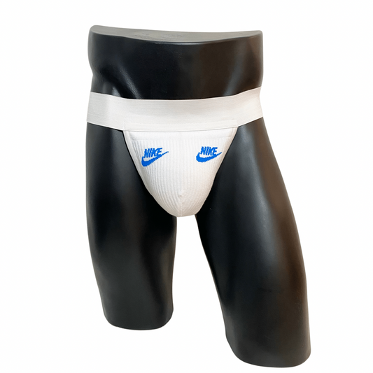 Nike Socks White/Blue Jockstrap/Thong