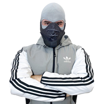 Yeezy Boost 350 V2 Black Reflective Mask