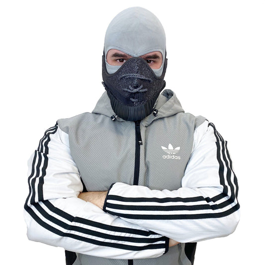 Yeezy Boost 350 V2 Black Reflective Mask